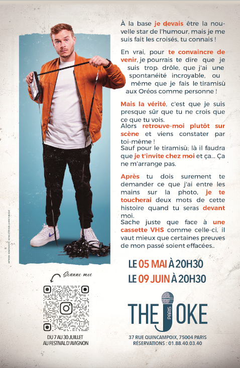 Thomas Angelvy - flyer verso